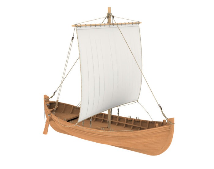 Сборная модель "Новгородская морская ладья" 1:72 — изображение 1