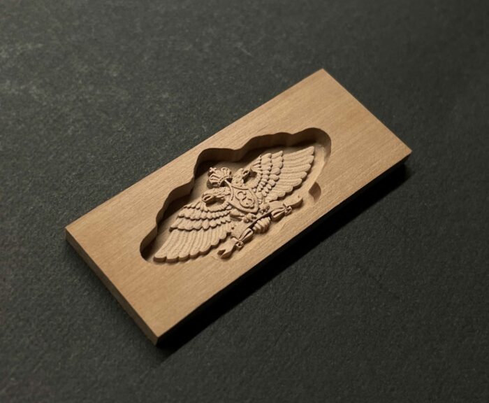 Орел кормы с вензелем EII 26мм. (Феникс) — изображение 2