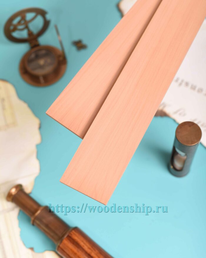 plastina-grusha-rozovaya Пластина груша 500х45х2 1шт. — изображение 1