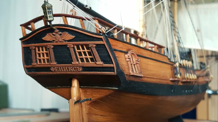 Декор кормы для сборной модели корабля "Феникс" 1:72 (Классик) — изображение 3