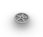 Штурвальное колесо 9мм. М1:43