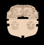 Кормовой декор для набора "Ботик Петра" 1:72