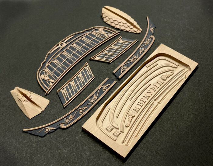 Набор декора сборной модели корабля Бриг "Меркурий" 1:72 — изображение 8