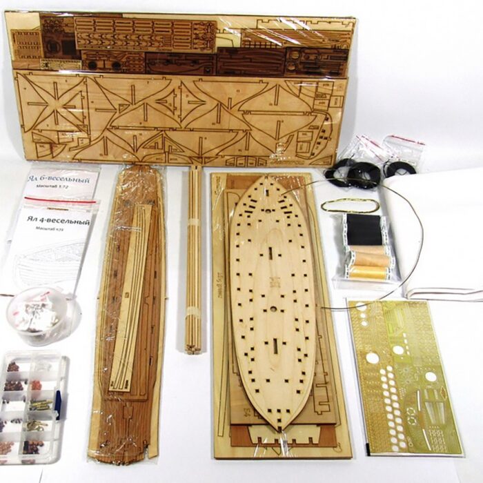 Сборная деревянная модель "Шхуна "Ласточка" 1:72 — изображение 7