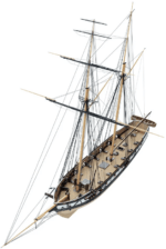 Сборная деревянная модель "Шхуна "Ласточка" 1:72 — изображение 2