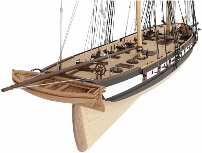 Сборная деревянная модель "Шхуна "Ласточка" 1:72 — изображение 5