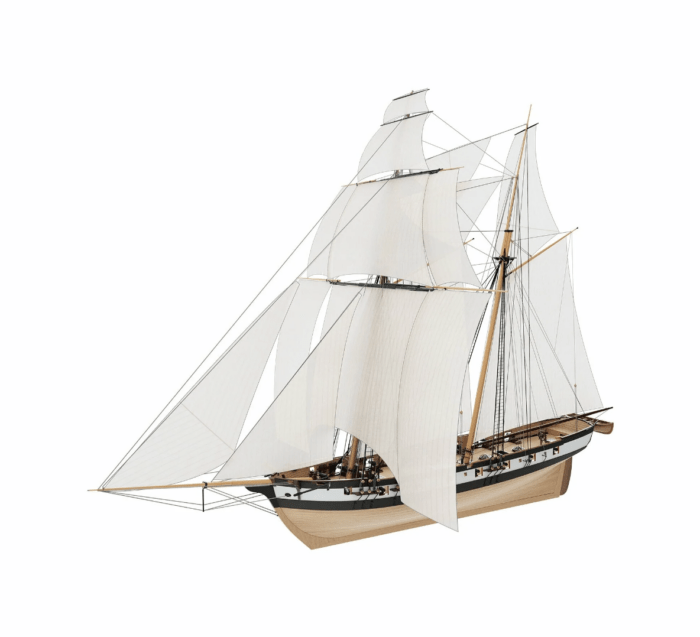 Ласточка7 Сборная деревянная модель "Шхуна "Ласточка" 1:72 — изображение 1