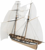 Сборная деревянная модель "Шхуна "Ласточка" 1:72 — изображение 4