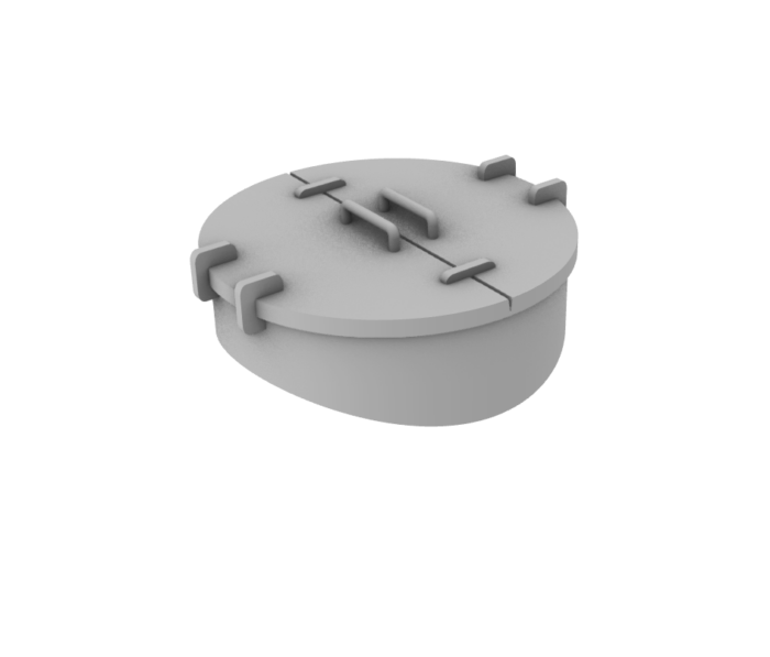 Люк бочки круглый М1:43 — изображение 1