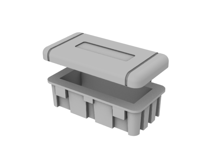 Ящик огнетушителя без стекла М1:43 — изображение 2