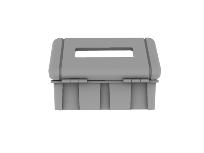 Ящик огнетушителя со стеклом М1:43 — изображение 3