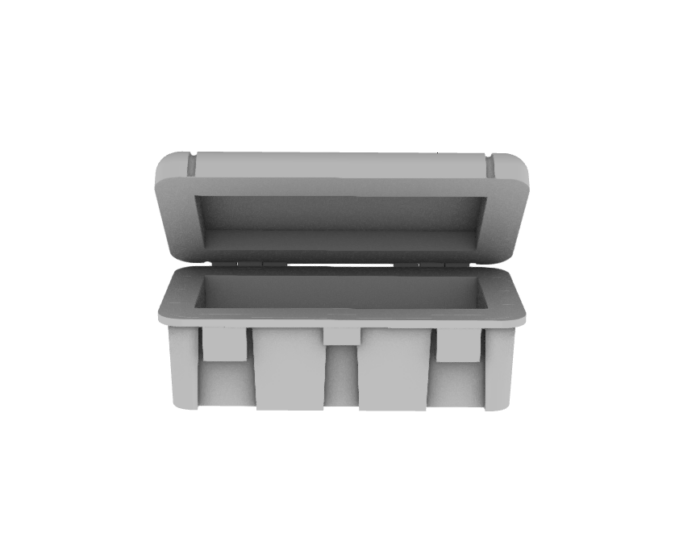 Ящик огнетушителя со стеклом М1:43 — изображение 2