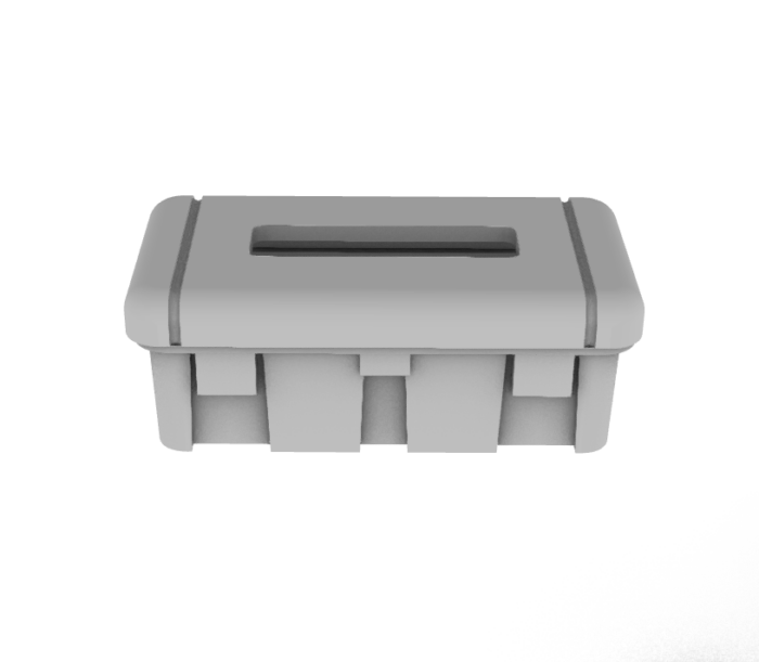 Ящик огнетушителя со стеклом М1:43 — изображение 1