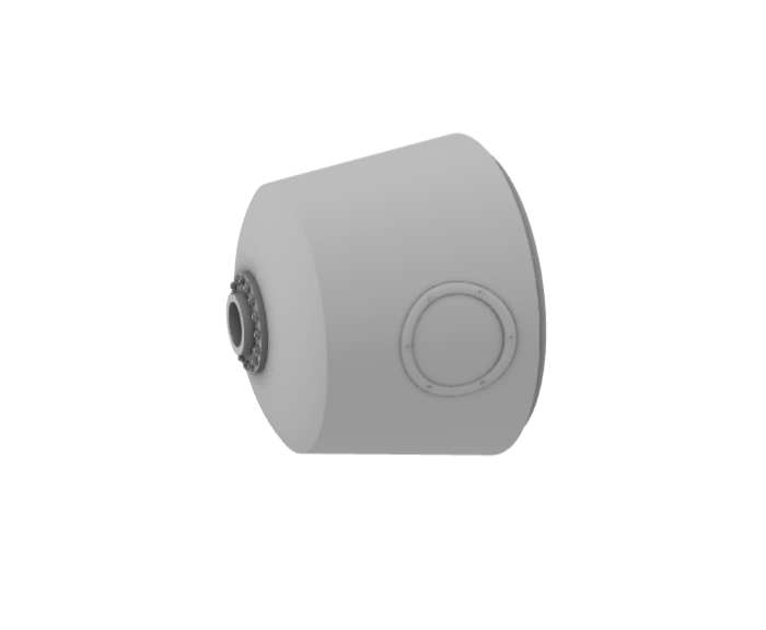 Бочка миксера низ М1:43 — изображение 1