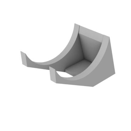 Держатель накопительного водяного бака М1:43