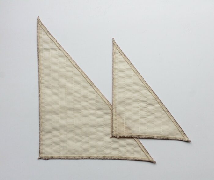 МК0201SL дуббель-шлюпка Комплект парусов "Дуббель шлюпка" 1:72 — изображение 1