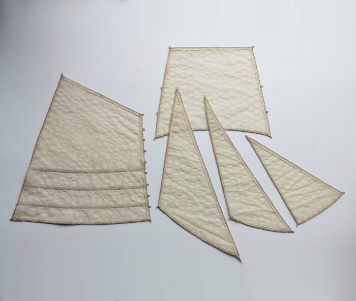 МК0303SL тендер АВОСЬ Комплект парусов "Тендер"Авось" Стандарт 1:72 — изображение 1