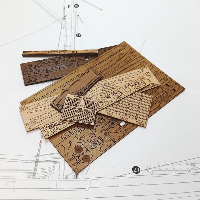 Сборная модель корабля Яхта "Орианда" 1:72 — изображение 9