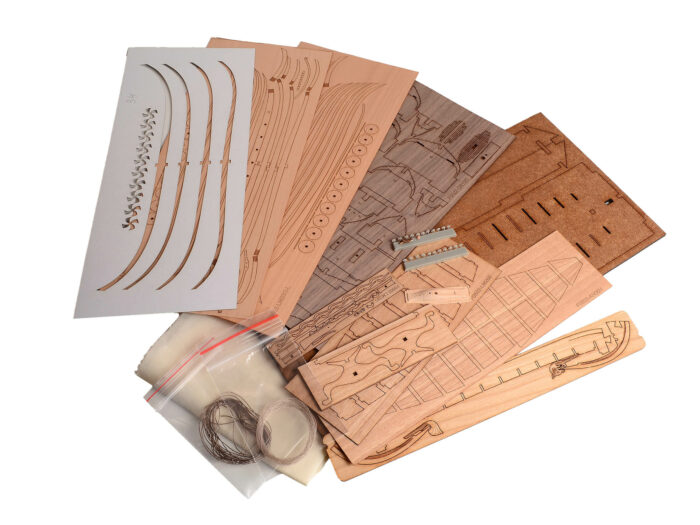 Сборная модель "Славянская боевая ладья IX века" 1:72 — изображение 2