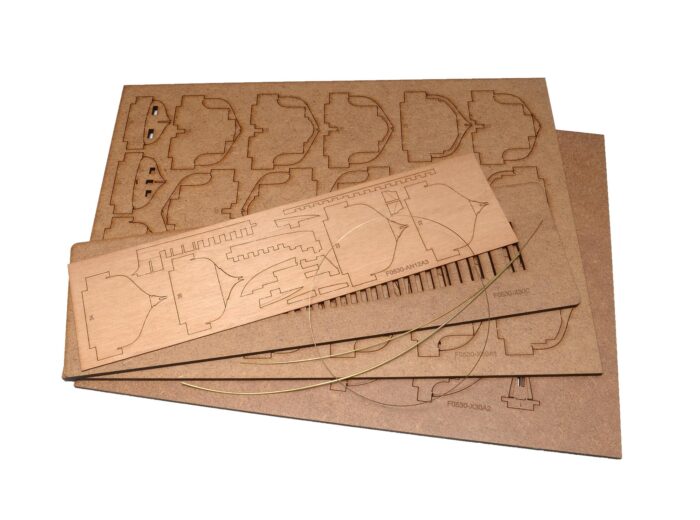 Сборная модель "Паровой катер "Дагмар" 1:48 — изображение 3