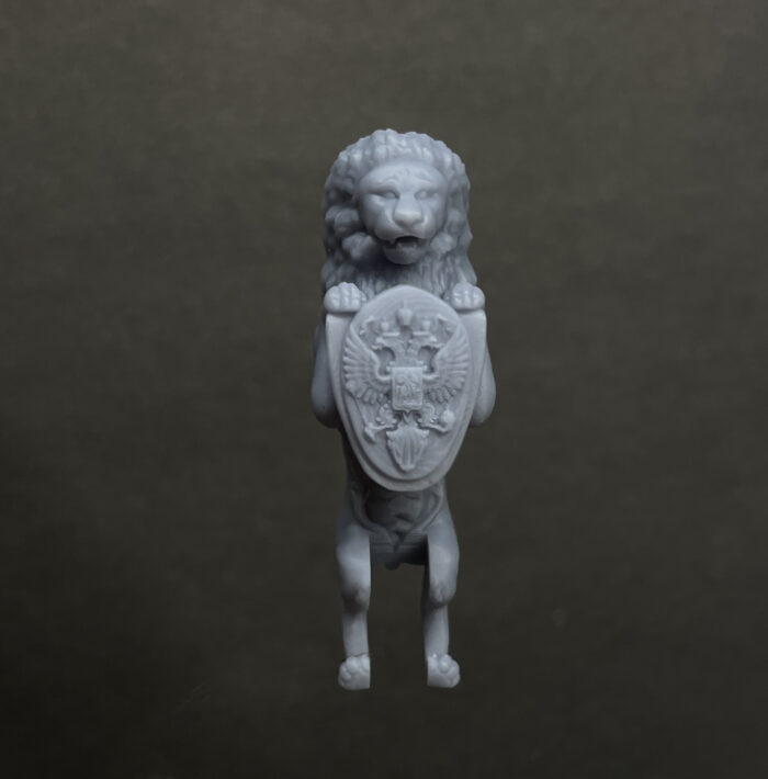 Носовая фигура "Лев" 45мм. — изображение 3