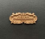 Табличка "Леудо" 55х25мм.