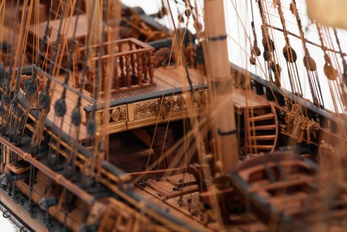 Набор декора для фрегата L'Aurore 1:48 (Самшит) — изображение 7