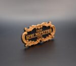 Табличка "Бриг"Меркурий" 55х25мм. Черная. — изображение 2