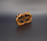 Табличка "Бот "Святой Гавриил" 55х25мм Черная. — изображение 2