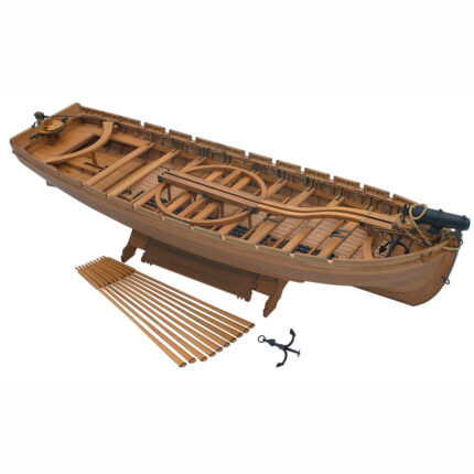 Баркас корабля «Двенадцать апостолов» (1841) с 24-фунтовой карронадой 1:48