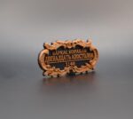 Табличка "Баркас корабля"Двенадцать Апостолов" 55х25мм черная. — изображение 2