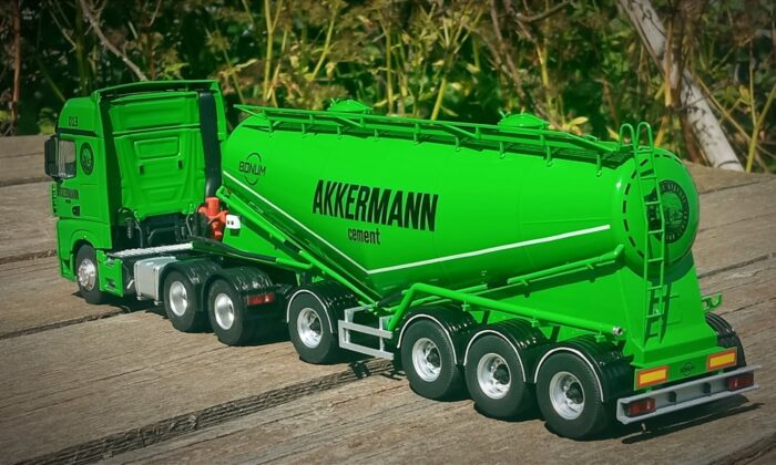 Полуприцеп цементовоз "Бонум" Akkermann. готовая модель 1:43 ПОД ЗАКАЗ — изображение 6