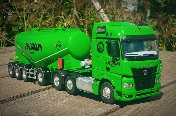 Полуприцеп цементовоз "Бонум" Akkermann. готовая модель 1:43 ПОД ЗАКАЗ — изображение 5