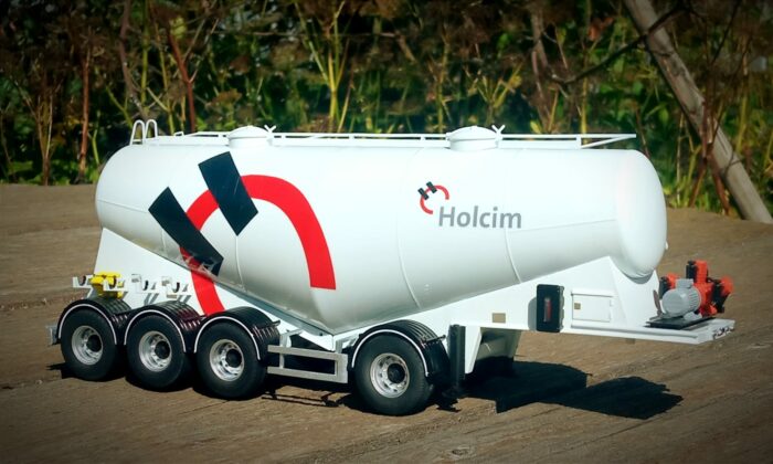 Полуприцеп цементовоз "Бонум" Holcim. готовая модель 1:43 ПОД ЗАКАЗ — изображение 2