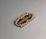 Табличка "Канонерский Йол" 55х25мм Черная. — изображение 2