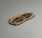 Табличка "Ботик Петра-I"1:24  55х25мм Черная. — изображение 2