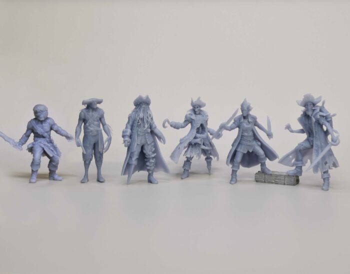 Набор Голландец2 Набор фигурок пиратов "Летучий Голландец" 1:72 — изображение 1