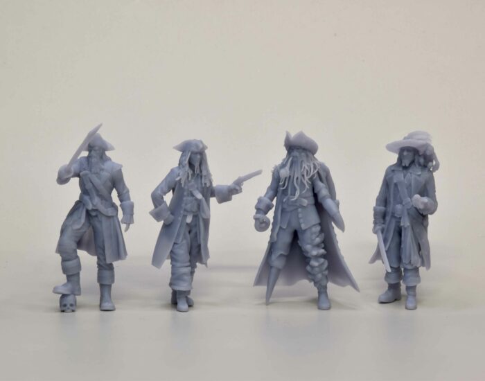 Набор фигурок "Капитаны Карибских морей" 4шт. 1:50 — изображение 1