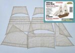 Комплект парусов "Бригантина"Феникс" Улучшенные. 1:72
