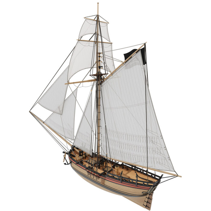 Сборная модель корабля "Пиратский шлюп" 1:72 — изображение 7