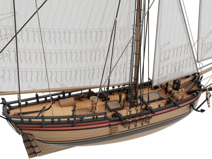 Сборная модель корабля "Пиратский шлюп" 1:72 — изображение 2