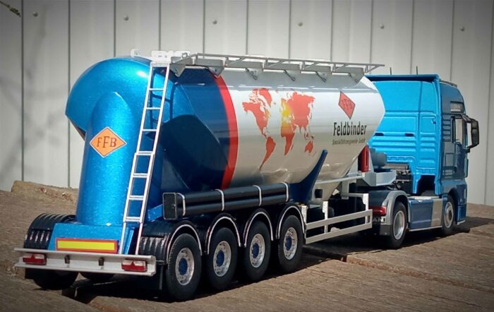 l4aRnPsG21A Полуприцеп муковоза 4-х осный "Feldbinder". готовая модель 1:43 ПОД ЗАКАЗ — изображение 3