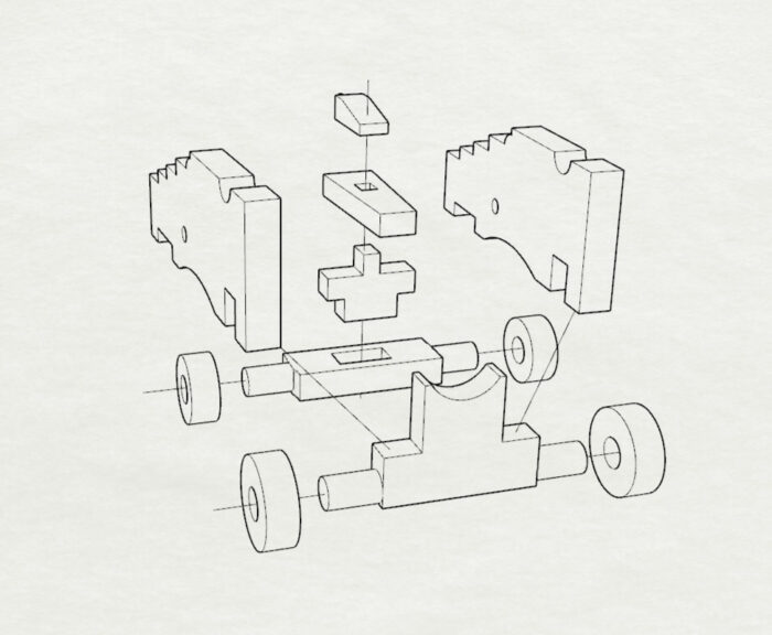 Станок для пушки XVIIIвек. 22мм. 1:64 (2шт) — изображение 6