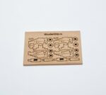 Станок для пушки XVIIIвек. 22мм. 1:64 (2шт) — изображение 4