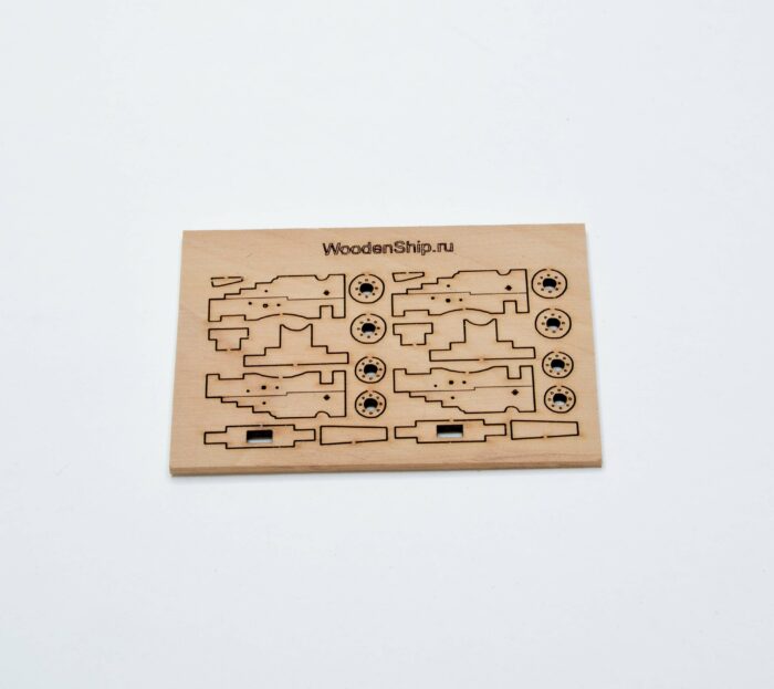 Станок для пушки XVIIIвек. 22мм. 1:64 (2шт) — изображение 4