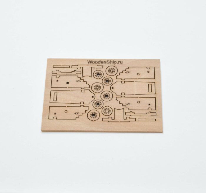 Станок для пушки Швеция XVIIвек. 27мм. 1:48 (2шт) — изображение 3