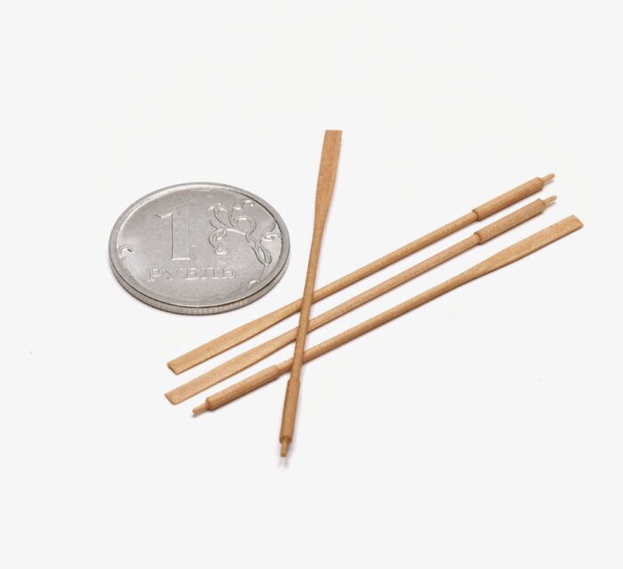 Весла вальковые для шлюпки  53мм.(8шт.) 1:72 — изображение 2