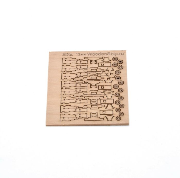 Станок для пушки XIXвек. 12мм. 1:100 (4шт) — изображение 3