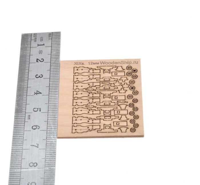 Станок для пушки XIXвек. 12мм. 1:100 (4шт) — изображение 4