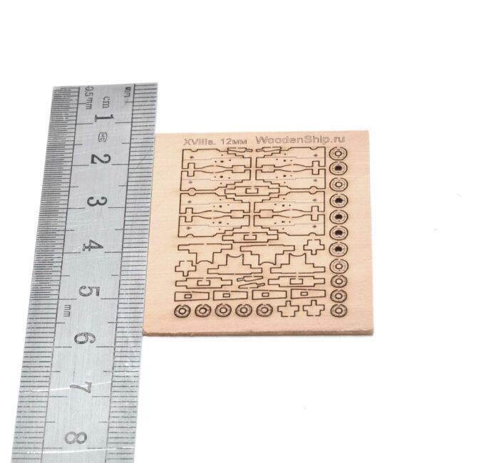 Станок для пушки XVIIIвек. 12мм. 1:100 (4шт) — изображение 4